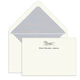 Elegant Note Cards with Engraved Silver Horse Image 1 of 3